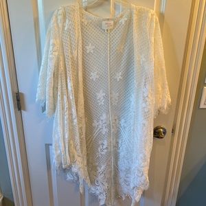 Lace kimono